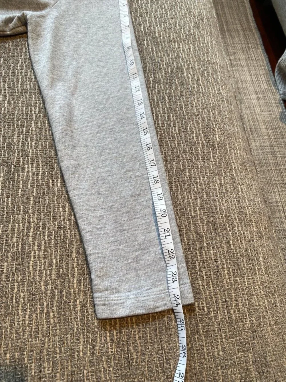 L.L.Bean 100% Cotton 1/4 Button Henley Hoodie Rugby Shirt Size Large Regular - Picture 12 of 12